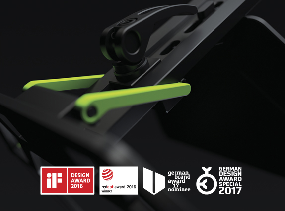 DESIGN MEETS QUALITY  THE NEW PREMIUM STANDS BY GRAVITY®
