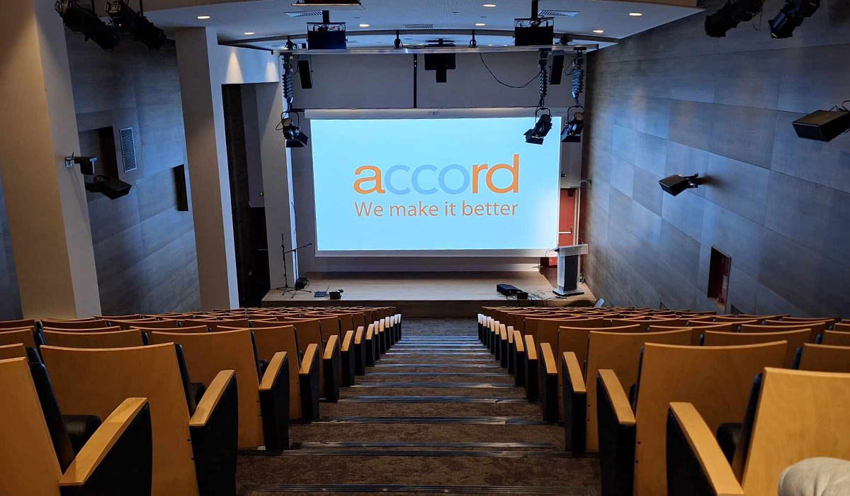 New Auditorium for ACCORD: A High Tech Facility for Events and Conferences.