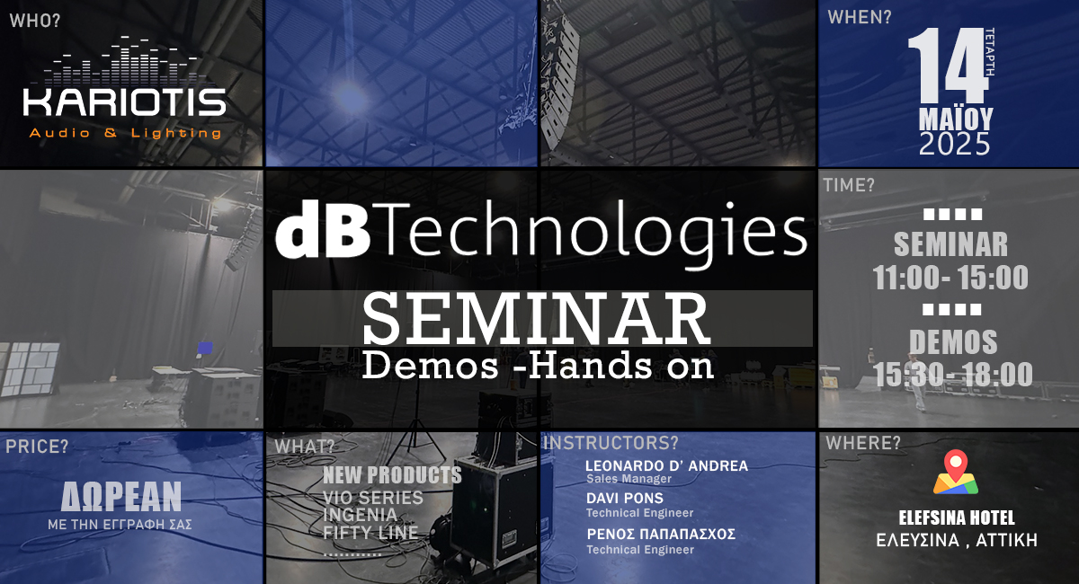 dB Technologies Seminar and Demo